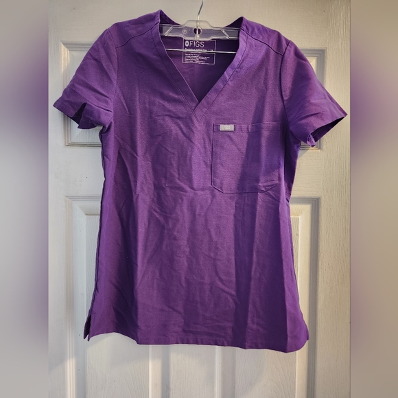 Women's Figs Ultra Violet XS scrub set - Picture 2 of 7